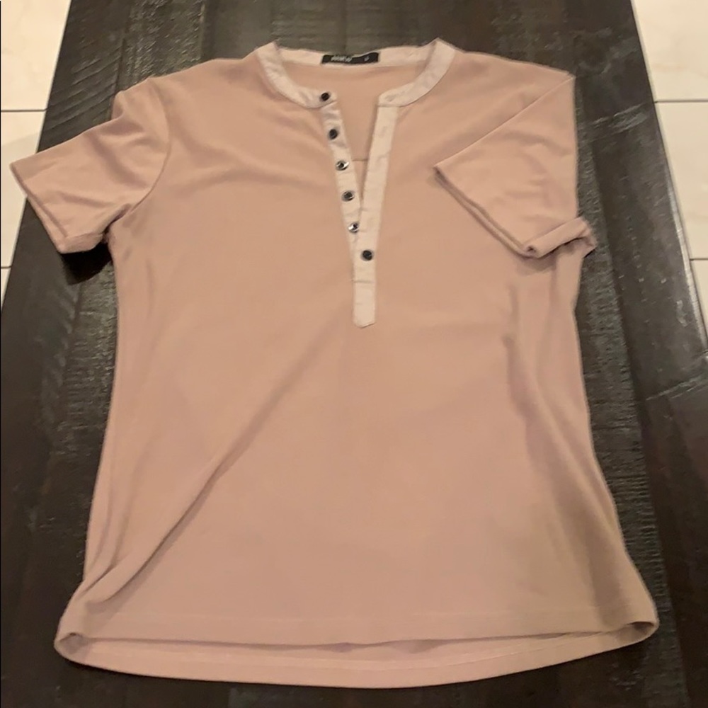 Large Doublju Unique Short Sleeve T-Shirt